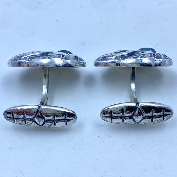 GEORG JENSEN Sterling #10 Cufflinks - Picture 3 of 4
